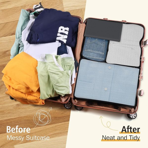 Travel Combo Deal – 6 Pcs Clothes Storage Bag | Inflatable Air Pillow | Portable Toothbrush Case